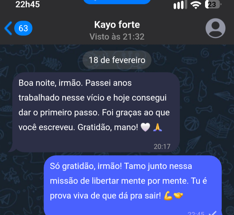 Depoimento de Kayo forte